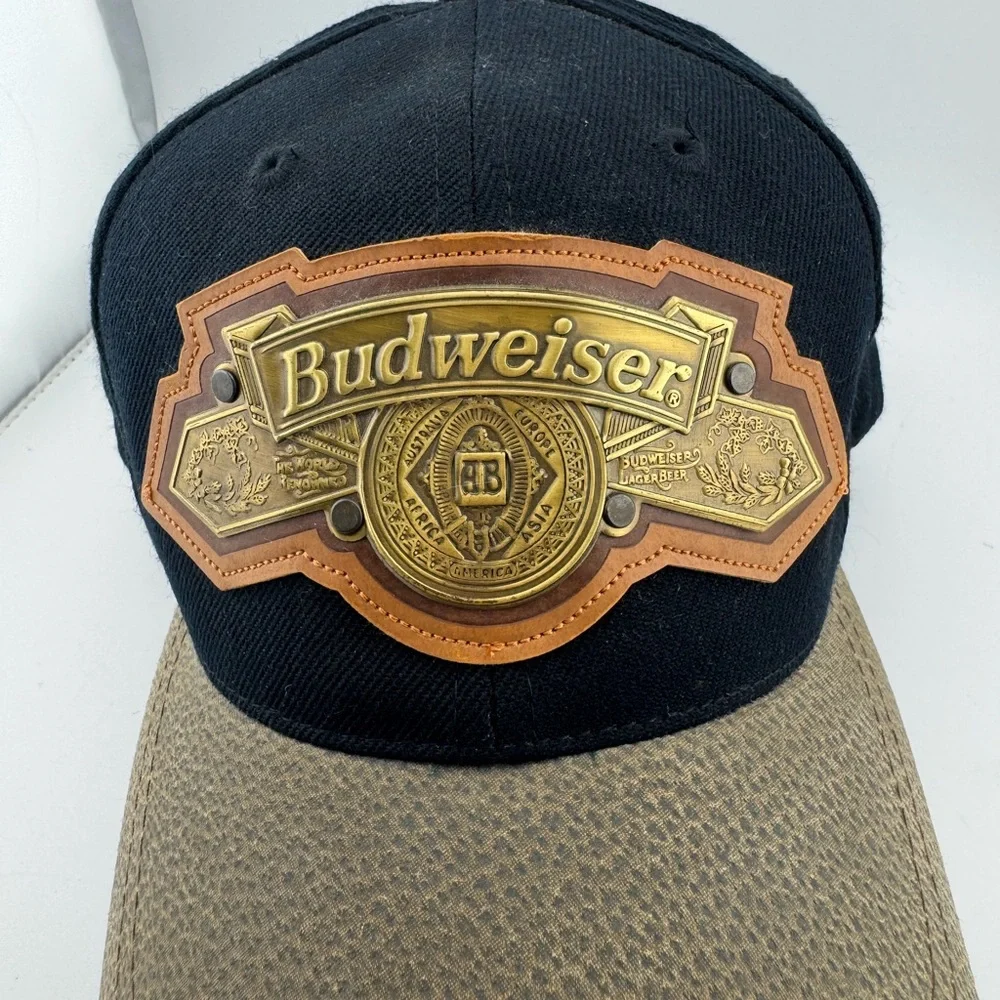 Budweiser Black and Tan‎ Logo Cap Vintage